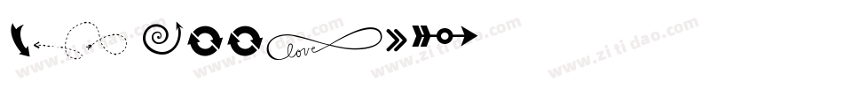 CK Arrows字体转换